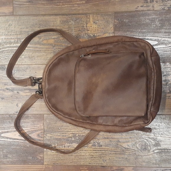 Roots Bags Roots Leather Backpack Poshmark